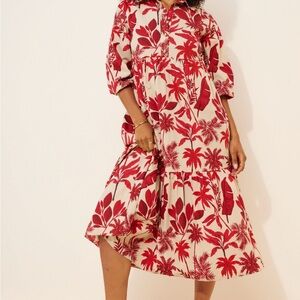 Anthropologie Maeve Bettina Tiered Dress